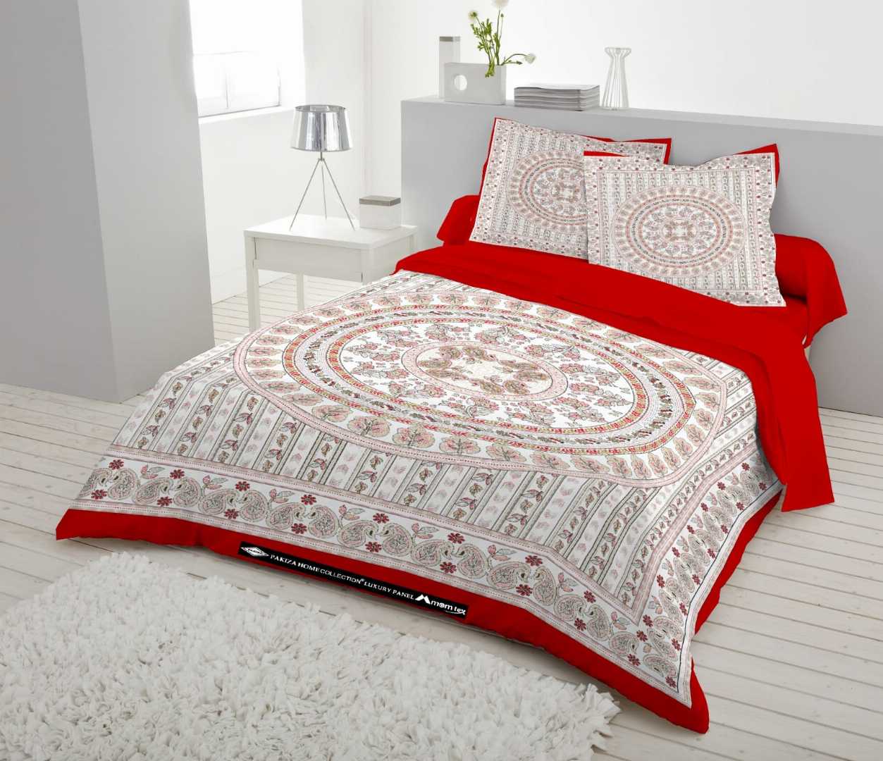 ,Cotton,Design,,King,Size,Bedsheet