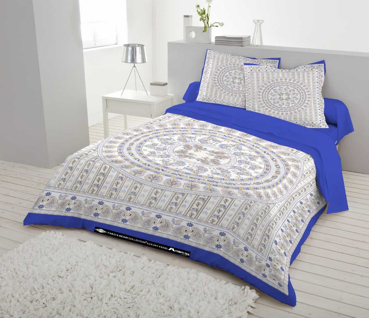,Cotton,Design,,King,Size,Bedsheet