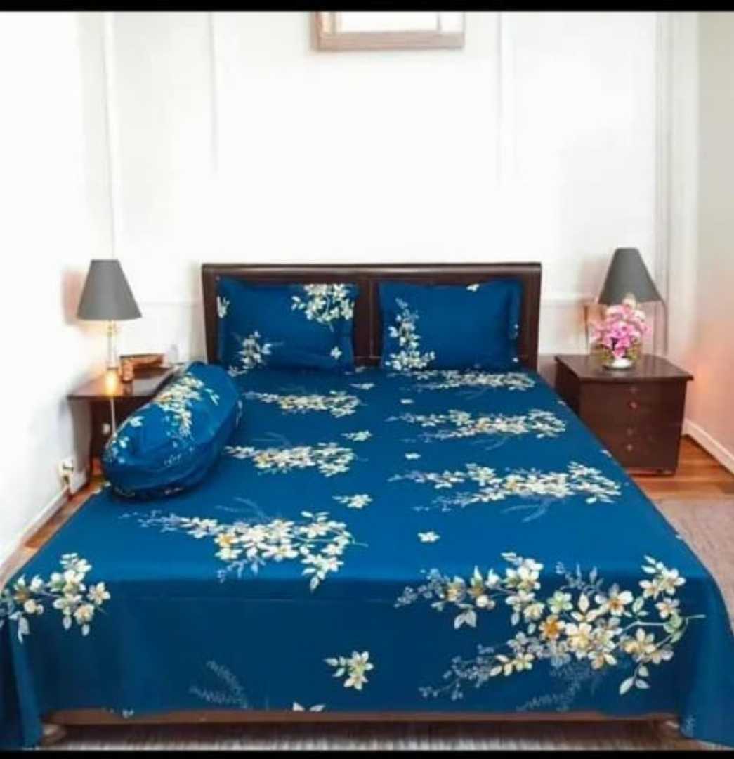 ,Cotton,Design,,King,Size,Bedsheet
